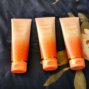 Lot of 3 Champagne Toast body creme